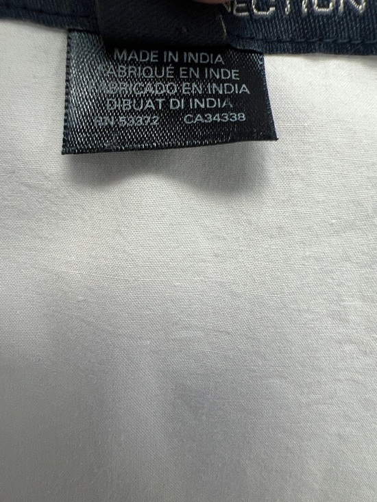 French Connection Women’s White Rhodes Poplin Long-Sleeve Popover Shirt - Size M - Picture 6 of 11